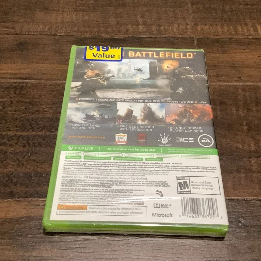 Battlefield 4 - Xbox 360 Video Game SEALED NEW